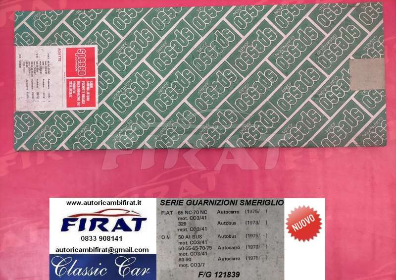 GUARNIZIONI SMERIGLIO FIAT 65 NC - 70 NC (121839)